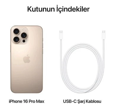 Apple iPhone 16 Pro Max 512 GB Çöl Titanyum (İthalatçı Garantili) - 5