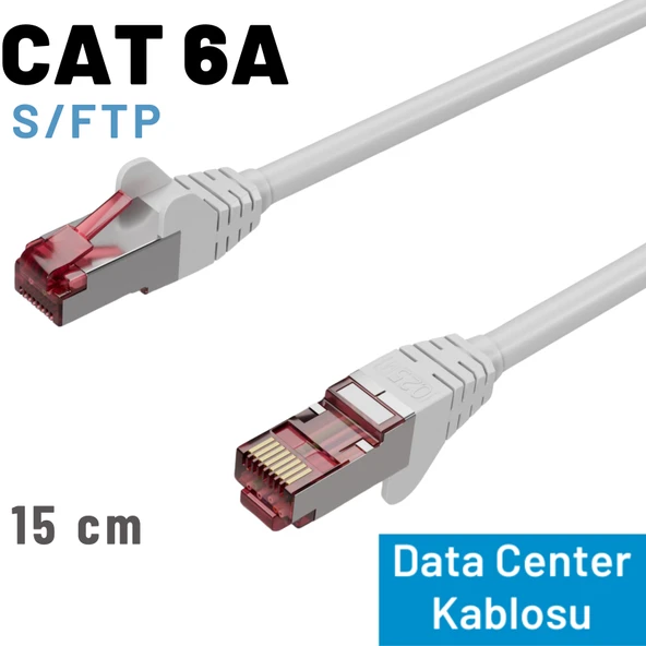 IRENIS CAT6A S/FTP Ethernet Data Center Kablosu, 15 cm - 6