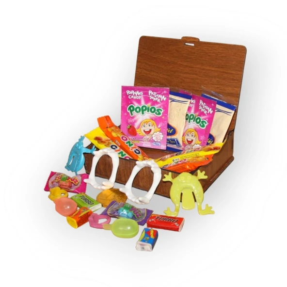 Nostaljik Ahşap Hediye Paketi - 2