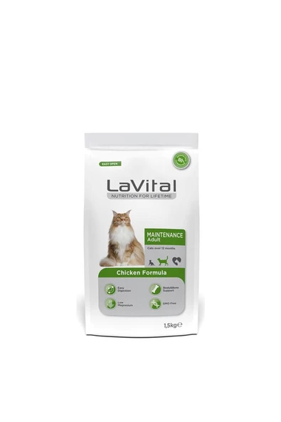 La Vital Lavital Tavuklu Yetişkin Kedi Maması 1.5kg