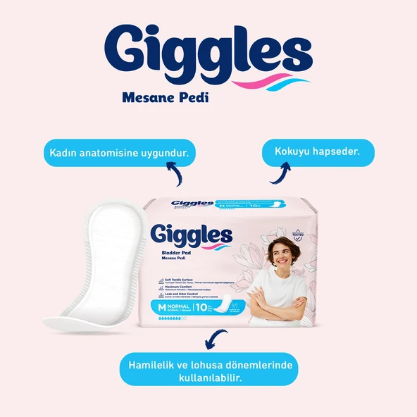 Giggles Kadın Mesane Pedi Medium(Normal) 60 Adet - 2