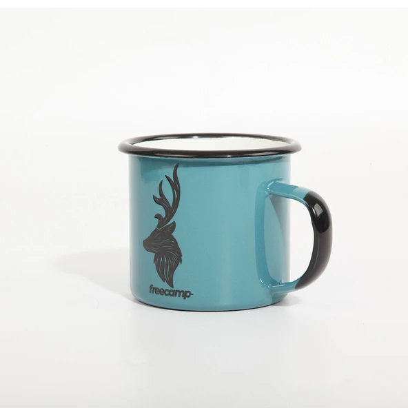 FreeCamp Campers Emaye Mug 350ml-MAVİ - 2