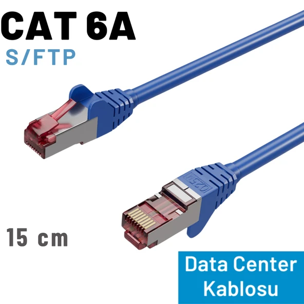 IRENIS CAT6A S/FTP Ethernet Data Center Kablosu, 15 cm - 4