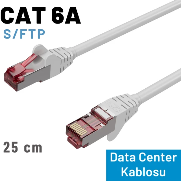 IRENIS CAT6A S/FTP Ethernet Data Center Kablosu, 25 cm - 4