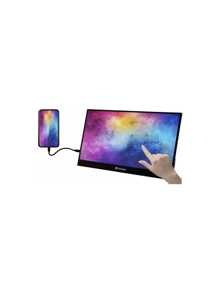 Verbatim 17.3" Full HD 1080p Freesync 6ms Taşınabilir Dokunmatik Monitör (PMT-17