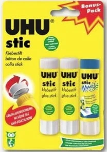 Uhu Stic 8.2gr 2+1 Bonus Pack Lisanslı Katı Yapıştırıcı / 37395 - 4