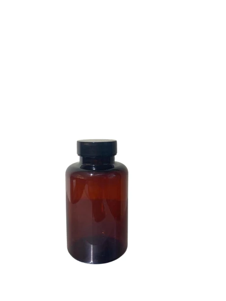 250ml kahverengi tablet şişesi siyah kapak, 24 adet, tablet şişesi, ecza şişesi, kozmetik şişe