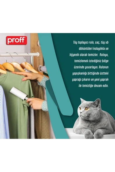 Tüy Toplayıcı 12 Li Yedek Rulo (12X50 = 600 YAPRAK) - 2