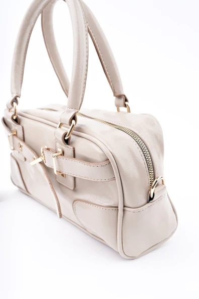 Muggo ROSALİE Kadın Kemer Detaylı El ve Omuz Çantası - 4