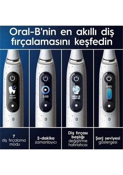 Io 10 Şarjlı Diş Fırçası - Stardust Beyaz - 3