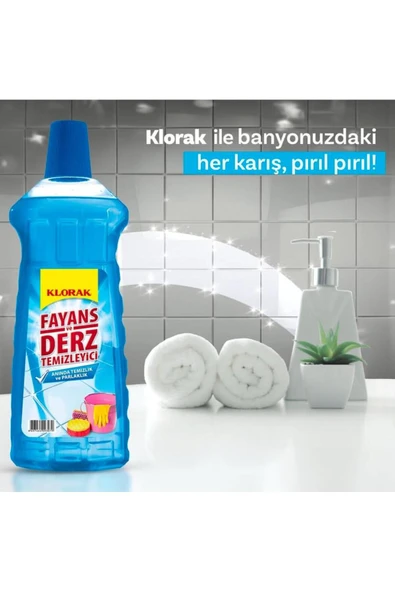 Fayans Ve Derz Temizleyici (mavi Su) 970 ml* 3 adet - 3