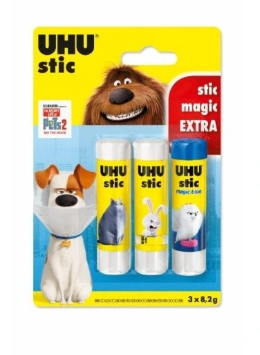 Uhu Stic 8.2gr 2+1 Bonus Pack Lisanslı Katı Yapıştırıcı / 37395 - 3