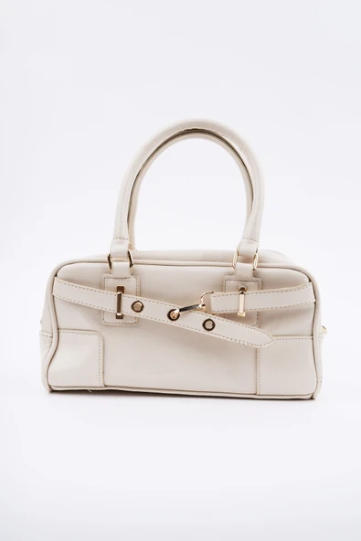 Muggo ROSALİE Kadın Kemer Detaylı El ve Omuz Çantası - 5