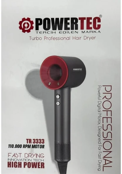Powertec TR-3333 Plazma Fön Makinesi - 3
