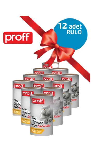 Tüy Toplayıcı 12 Li Yedek Rulo (12X50 = 600 YAPRAK)