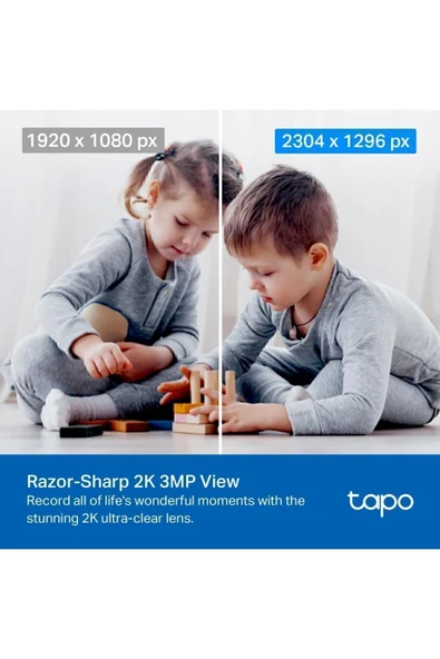 TP-Link Tapo C210 3 MP 2K Wi-Fi Güvenlik Kamerası - 3