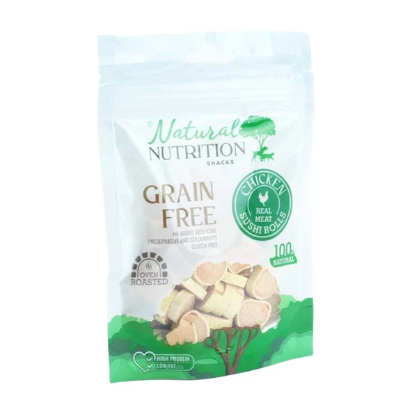 Natural Natural Nutrition Snacks Tavuk Eti Kalsiyum Kemik Köpek Ödülü 75 Gr