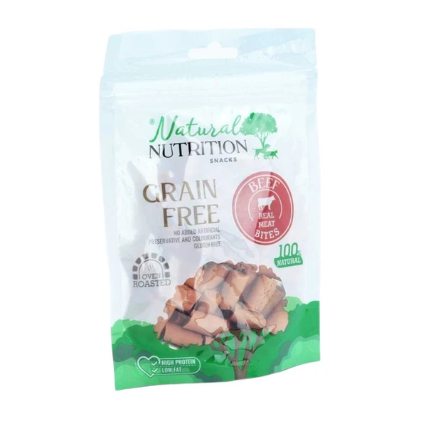 Ödül Natural Nutrition Snacks Biftek Eti Minik Taneler Köpek Ödülü 75 Gr