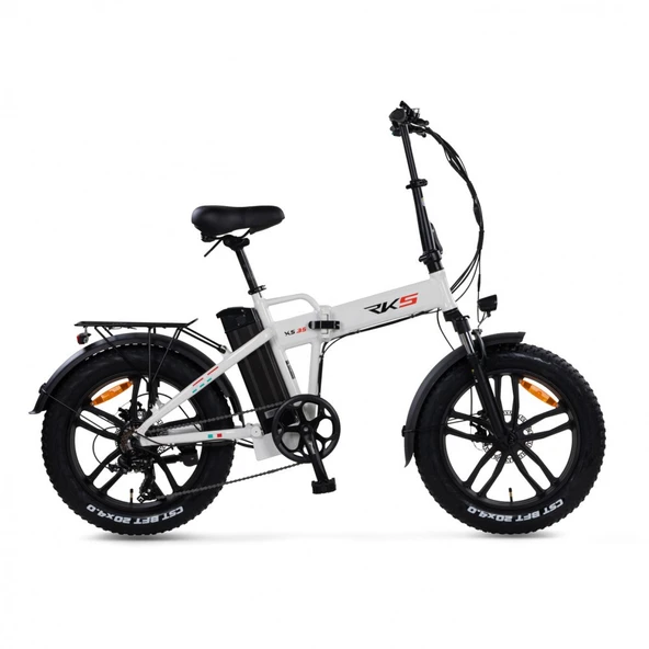 RKS XS35 Katlanır Elekrikli Bisiklet 250W  Beyaz