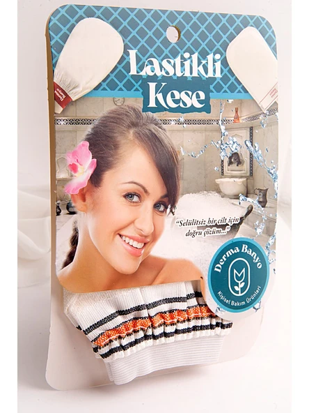 Derma Banyo Krep Lastikli Kese
