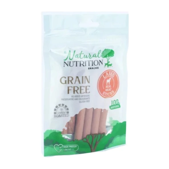 Natural Nutrition Kuzu Etli Tahılsız Köpek Ödül Çubuğu 75 gr