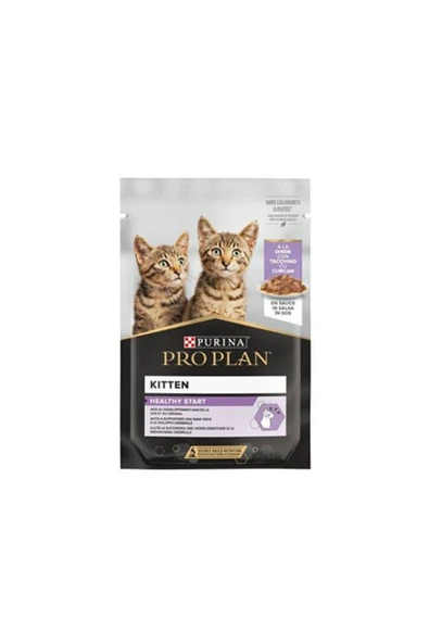 Pro Plan Kitten Pouch Hindili Yavru Kedi Konservesi 85 Gr