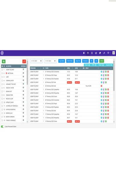 Wifi Yüz Okuma Personel Takip Cihazı -Web Giriş Çıkış Yazılım - (10 KART HEDİYELİ) - 4