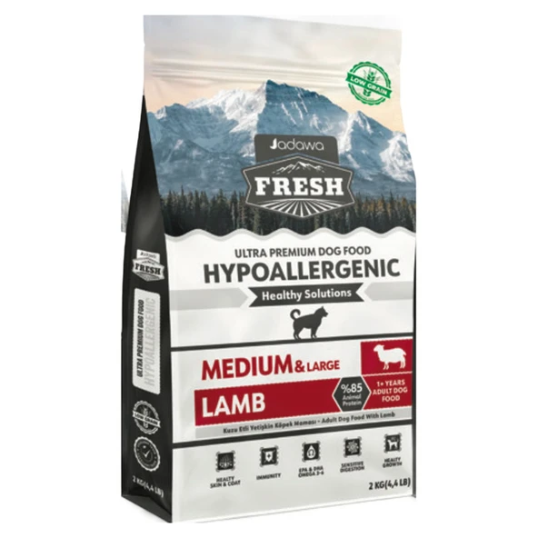 Jadawa Fresh Ultra Premium Hypoallergenic Medıum Large Kuzulu Yetişkin Köpek 2 Kg