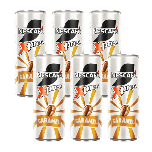 Nescafe Xpress Caramel 250ml x 6 Adet