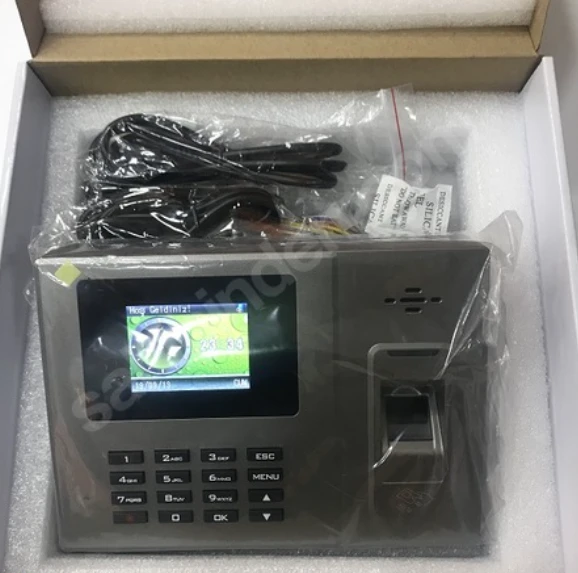 Parmak İzi Kartlı Personel Takip Cihazı -Web Giriş Çıkış Yazılım - (10 KART HEDİYELİ) - 3