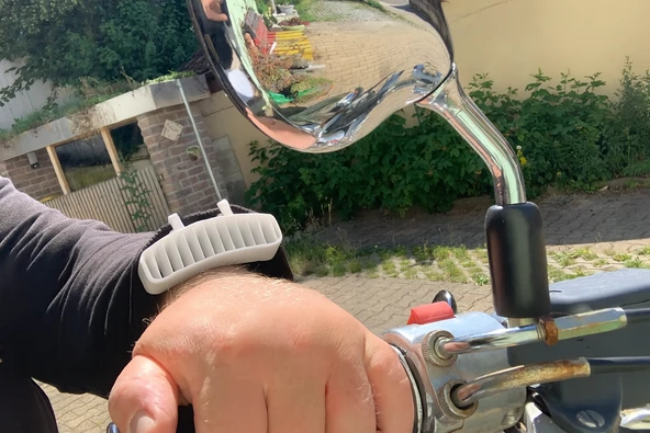 Motosiklet Montu İçin Hava Yönlendirici Klips Terlemeyi Azaltan 3D Hava Giriş Aparatı - 2