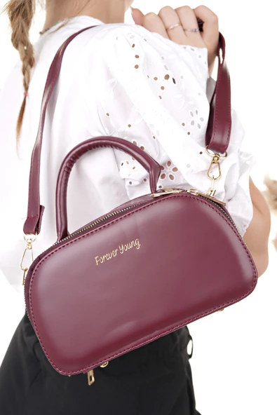 Muggo ARNELA Kadın Çift Bölmeli El ve Omuz Çantası - 12