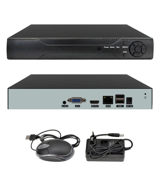 Linas Vn-8010 10 Kanal Nvr Xmeye İp Kayıt Cihazı - Resim 3