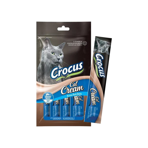 Crocus Karidesli Krema Kedi Ödülü 4*15gr ürün görseli 1