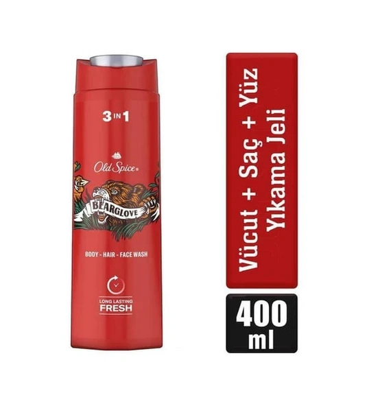 Old Spice Bearglove Erkekler İçin Duş Jeli ve Şampuan 400 ml