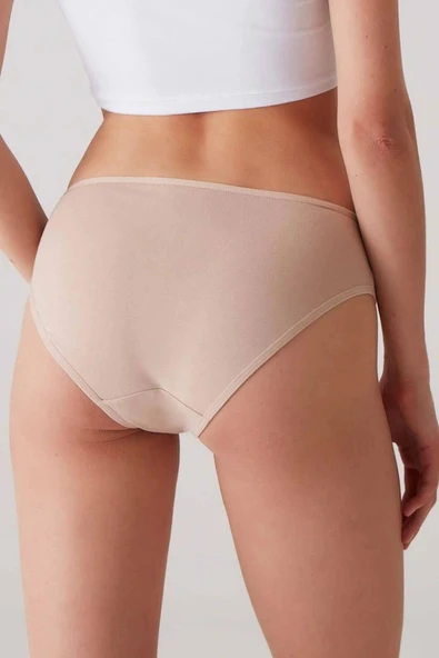 Pierre Cardin Lingerie 2056 5'li Ekonomik Paket Pamuklu Basic Slip Külot - 11