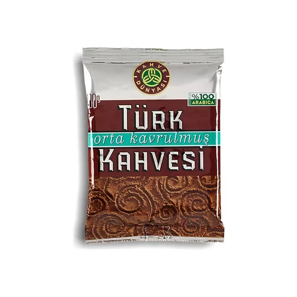 Kahve Dünyası Orta Kavrulmuş Türk Kahve 100 Gr 12 Adet