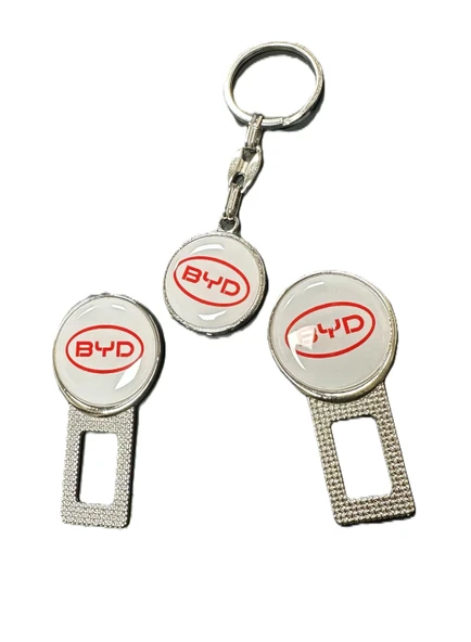 BYD Uyumlu İkaz Ses Susturucu 2 Adet Anahtarlık 1 adet - Resim 3