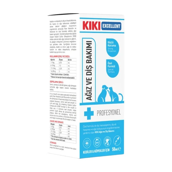 Kiki Excellent Excellent Ağız ve Diş Bakım 50 ml