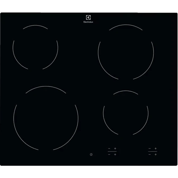 Electrolux EHF6240IOK Siyah Vitroseramik Elektrikli Ankastre Ocak