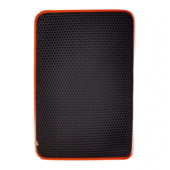 Cattie Cattie Altıgen Model Kum Toplayıcı Fonksiyonel Kedi Paspası Turuncu 37x50cm ürün görseli 1