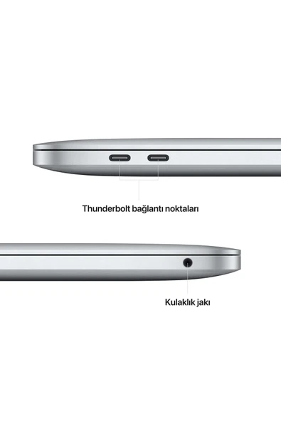 Macbook Pro M2 8 GB 512 GB SSD 13.3" MNEQ3TU/A Gümüş - 3