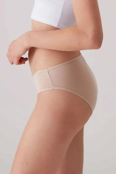 Pierre Cardin Lingerie 2056 5'li Ekonomik Paket Pamuklu Basic Slip Külot - 10