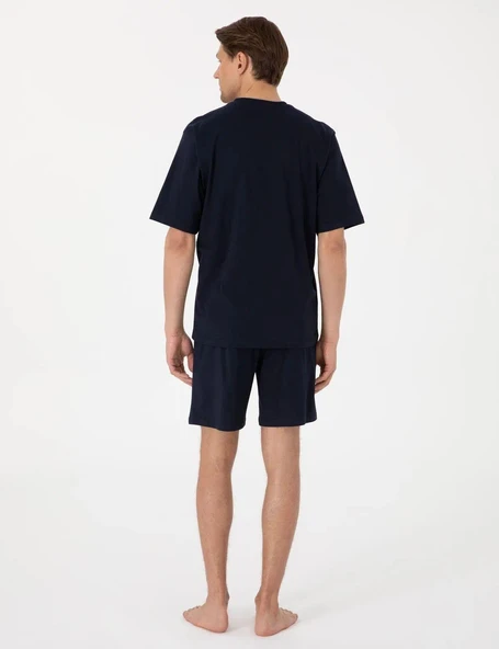 Pierre Cardin Erkek Bordo Jakarlı Kısa Kol Şortlu & Uzun 3'lü Özel Kutulu Pijama Takım - 4