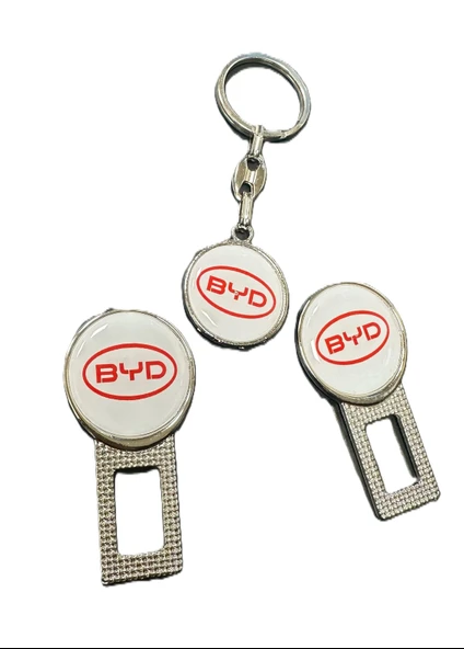 BYD Uyumlu İkaz Ses Susturucu 2 Adet Anahtarlık 1 adet - Resim 2