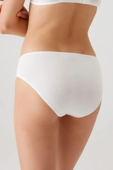 Pierre Cardin Lingerie 2056 5'li Ekonomik Paket Pamuklu Basic Slip Külot - 4