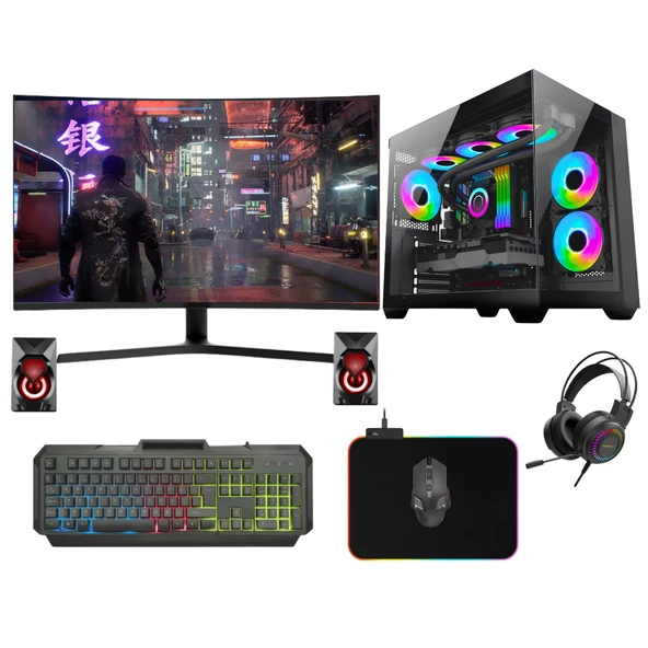 Gaming Pc intel i5 12500 32Gb Ddr4 1Tb M2 Nvme 8Gb Rtx3050 31.5" Oyun Bilgisayarı ürün görseli