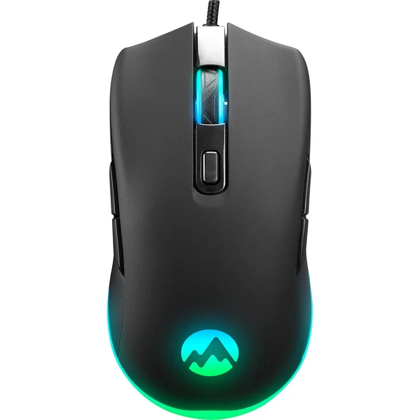 EVEREST SGM-L1 LUMOS Siyah 6400dpi RGB Ledli Makrolu Gaming Oyuncu Mouse - 2