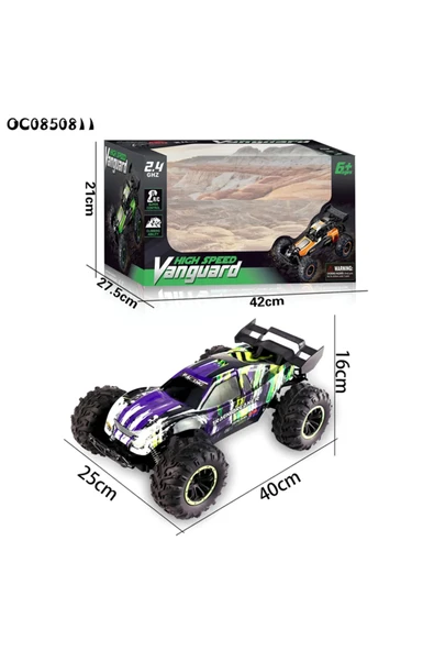 9010-5F 1:10 Kumandalı 40 CM Şarjlı Dev Off-Road Araba – 15KM/H Hızlı, 2.4GHz RC Arazi Aracı