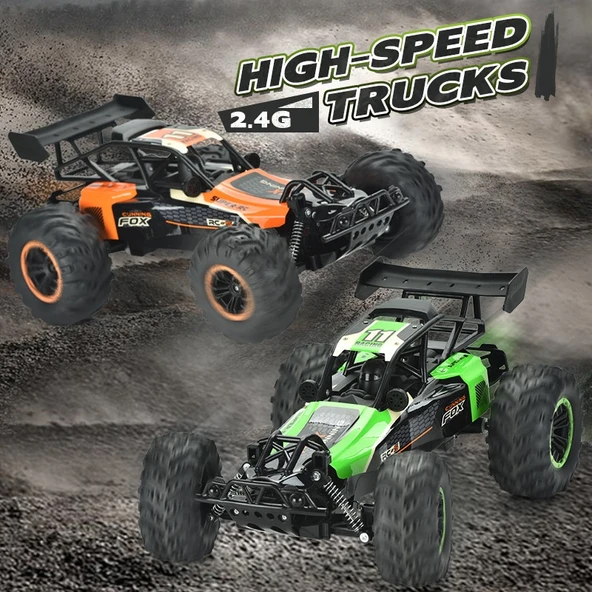 9010-3E 1:10 Kumandalı 40 CM Dev Off-Road Araba – Şarjlı, 2.4GHz, Yüksek Hızlı RC Arazi Canavarı - 2